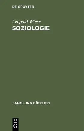 Wiese |  Soziologie | eBook | Sack Fachmedien