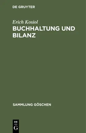 Kosiol | Buchhaltung und Bilanz | E-Book | www.sack.de