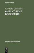 Grotemeyer |  Analytische Geometrie | eBook | Sack Fachmedien