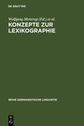 Mentrup / Lexikographisches Colloquium &lt;3 / Lexikographisches Colloquium <3 |  Konzepte zur Lexikographie | eBook | Sack Fachmedien