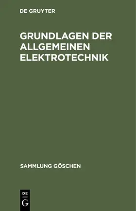  Grundlagen der allgemeinen Elektrotechnik | eBook | Sack Fachmedien