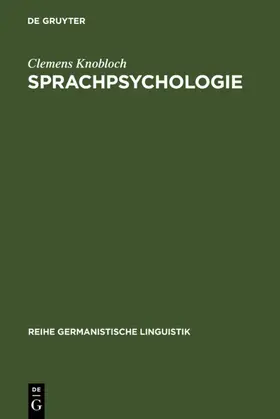 Knobloch |  Sprachpsychologie | eBook | Sack Fachmedien