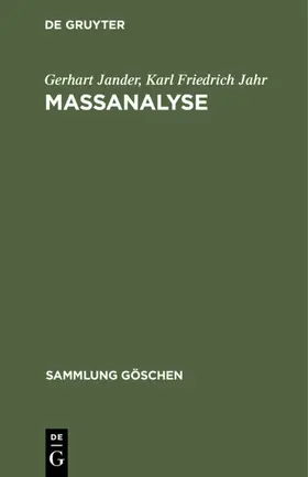 Jander / Jahr |  Maßanalyse | eBook | Sack Fachmedien