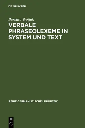 Wotjak | Verbale Phraseolexeme in System und Text | E-Book | www.sack.de