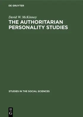 McKinney |  The authoritarian personality studies | eBook | Sack Fachmedien