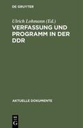 Lohmann |  Verfassung und Programm in der DDR | eBook | Sack Fachmedien