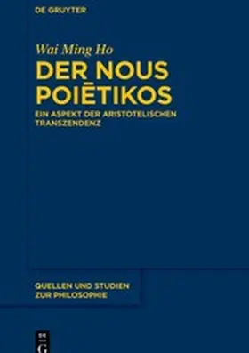 Ho | Der Nous Poietikos | E-Book | www.sack.de
