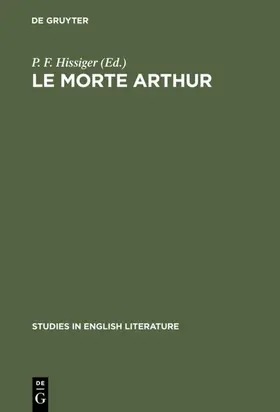 Hissiger |  Le morte Arthur | eBook | Sack Fachmedien