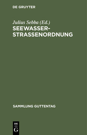 Sebba | Seewasserstraßenordnung | E-Book | sack.de