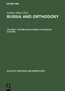 Blane |  The Religious world of Russian culture | eBook | Sack Fachmedien
