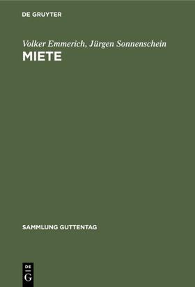 Emmerich / Sonnenschein | Miete | E-Book | sack.de