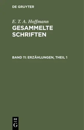 Hoffmann | Erzählungen, Theil 1 | E-Book | www.sack.de