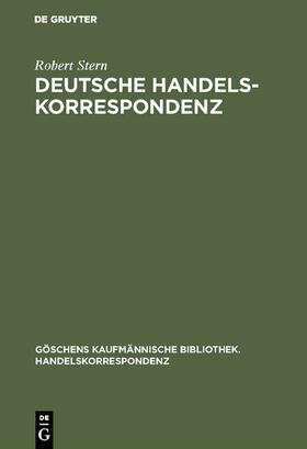 Stern |  Deutsche Handelskorrespondenz | eBook | Sack Fachmedien