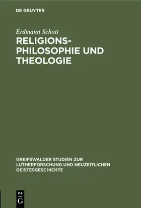 Schott |  Religionsphilosophie und Theologie | eBook | Sack Fachmedien