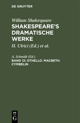 Schmidt |  Othello. Macbeth. Cymbelin | eBook | Sack Fachmedien