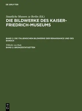 Bode |  Bronzestatuetten | eBook | Sack Fachmedien