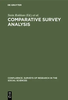 Rokkan / Verba / Viet |  Comparative survey analysis | eBook | Sack Fachmedien