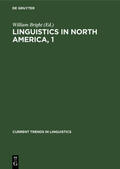 Bright |  Linguistics in North America, 1 | eBook | Sack Fachmedien