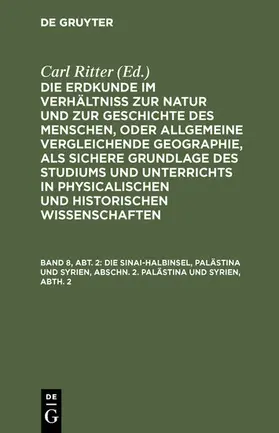 Ritter | Palästina und Syrien | E-Book | www.sack.de