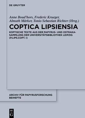 Boud'hors / Krueger / Märker | Coptica Lipsiensia | Buch | 978-3-11-142394-4 | sack.de