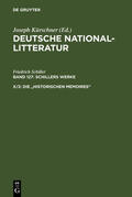 Kürschner / Schiller |  Die "historischen Memoires" | eBook | Sack Fachmedien