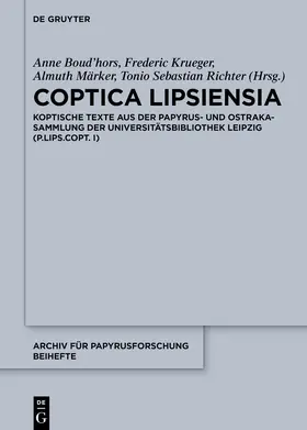 Boud'hors / Krueger / Märker | Coptica Lipsiensia | E-Book | sack.de