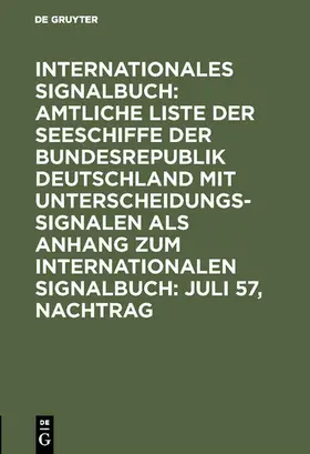 Juli 57, Nachtrag | E-Book | sack.de