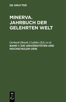 Lüdtke / Beugel | Die Universitäten und Hochschulen usw. | E-Book | www.sack.de