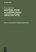 Haeckel |  Allgemeine Stammes-Geschichte | eBook | Sack Fachmedien