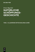 Haeckel |  Allgemeine Entwickelungs-Lehre | eBook | Sack Fachmedien