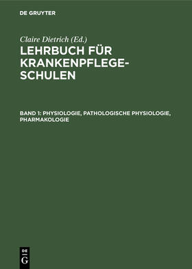 Dietrich | Physiologie, Pathologische Physiologie, Pharmakologie | E-Book | sack.de
