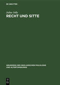 Jolly |  Recht und Sitte | eBook | Sack Fachmedien