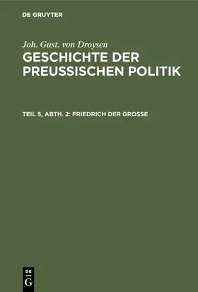 Friedrich der Große | eBook | Sack Fachmedien
