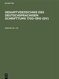 Schmuck / Gorzny / Geils |  Lev - Lim | eBook | Sack Fachmedien