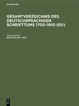 Popst |  Rot - Rum | eBook | Sack Fachmedien