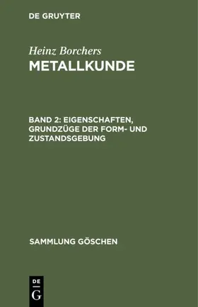 Borchers | Eigenschaften, Grundzüge der Form- und Zustandsgebung | E-Book | www.sack.de