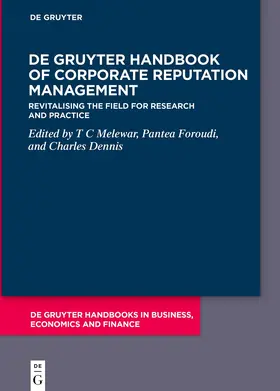 Melewar / Foroudi / Dennis |  De Gruyter Handbook of Corporate Reputation Management | Buch |  Sack Fachmedien