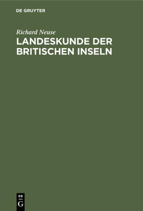 Neuse | Landeskunde der Britischen Inseln | E-Book | sack.de