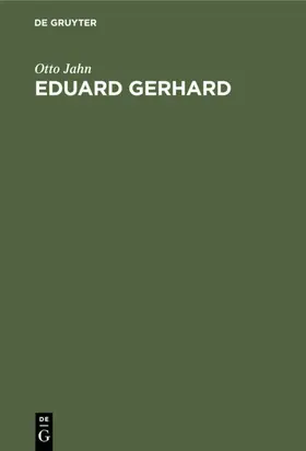 Jahn | Eduard Gerhard | E-Book | www.sack.de
