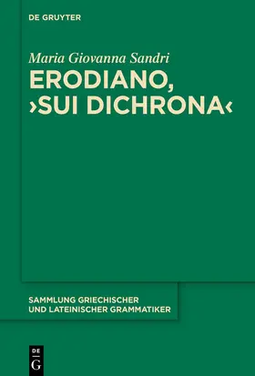Sandri |  Erodiano, ›Sui dichrona‹ | eBook | Sack Fachmedien