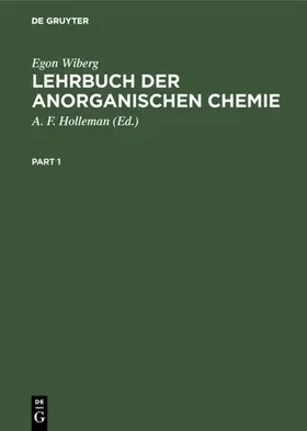Wiberg / Holleman |  Lehrbuch der anorganischen Chemie | eBook | Sack Fachmedien