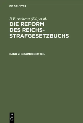 Aschrott / Liszt | Besonderer Teil | E-Book | www.sack.de