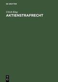 Klug |  Aktienstrafrecht | eBook | Sack Fachmedien