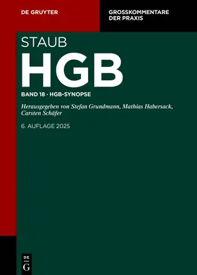 Flume / Lüdeking |  Staub. Band 18: HGB-Synopse | eBook | Sack Fachmedien