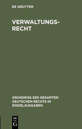 Verwaltungsrecht | E-Book | sack.de