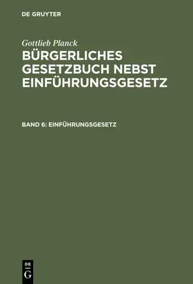  Einführungsgesetz | eBook | Sack Fachmedien
