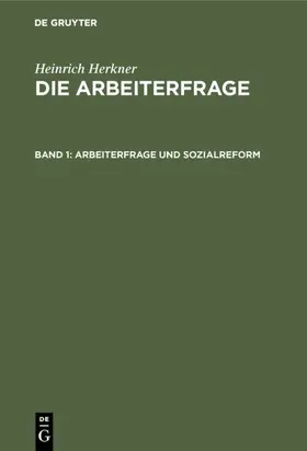 Herkner | Arbeiterfrage und Sozialreform | E-Book | www.sack.de