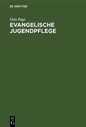 Page | Evangelische Jugendpflege | E-Book | www.sack.de