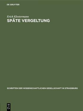 Klostermann | Späte Vergeltung | E-Book | sack.de