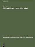 Schwartz |  Zur Entstehung der Ilias | eBook | Sack Fachmedien